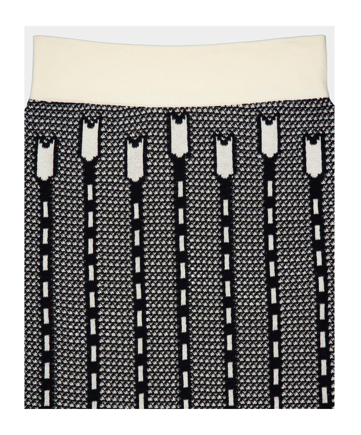 Johanna Ortiz Energy Matrix Midi Skirt In Black