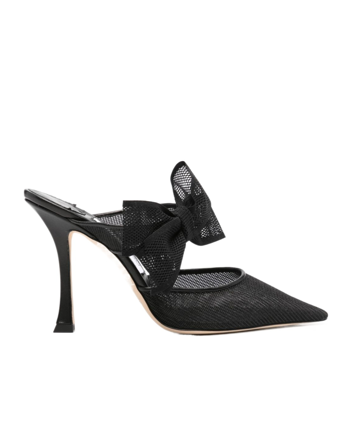 Jimmy Choo 95mm Bow-detail Pumps In Black