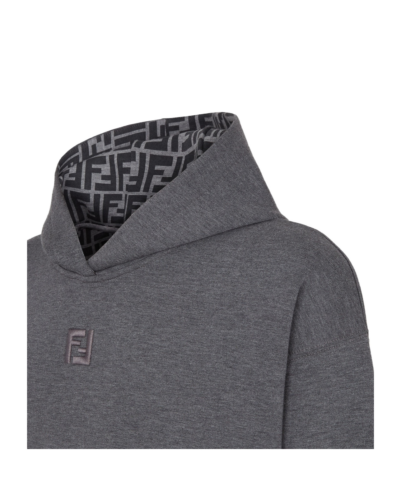 Fendi Sweat Shirt In Black