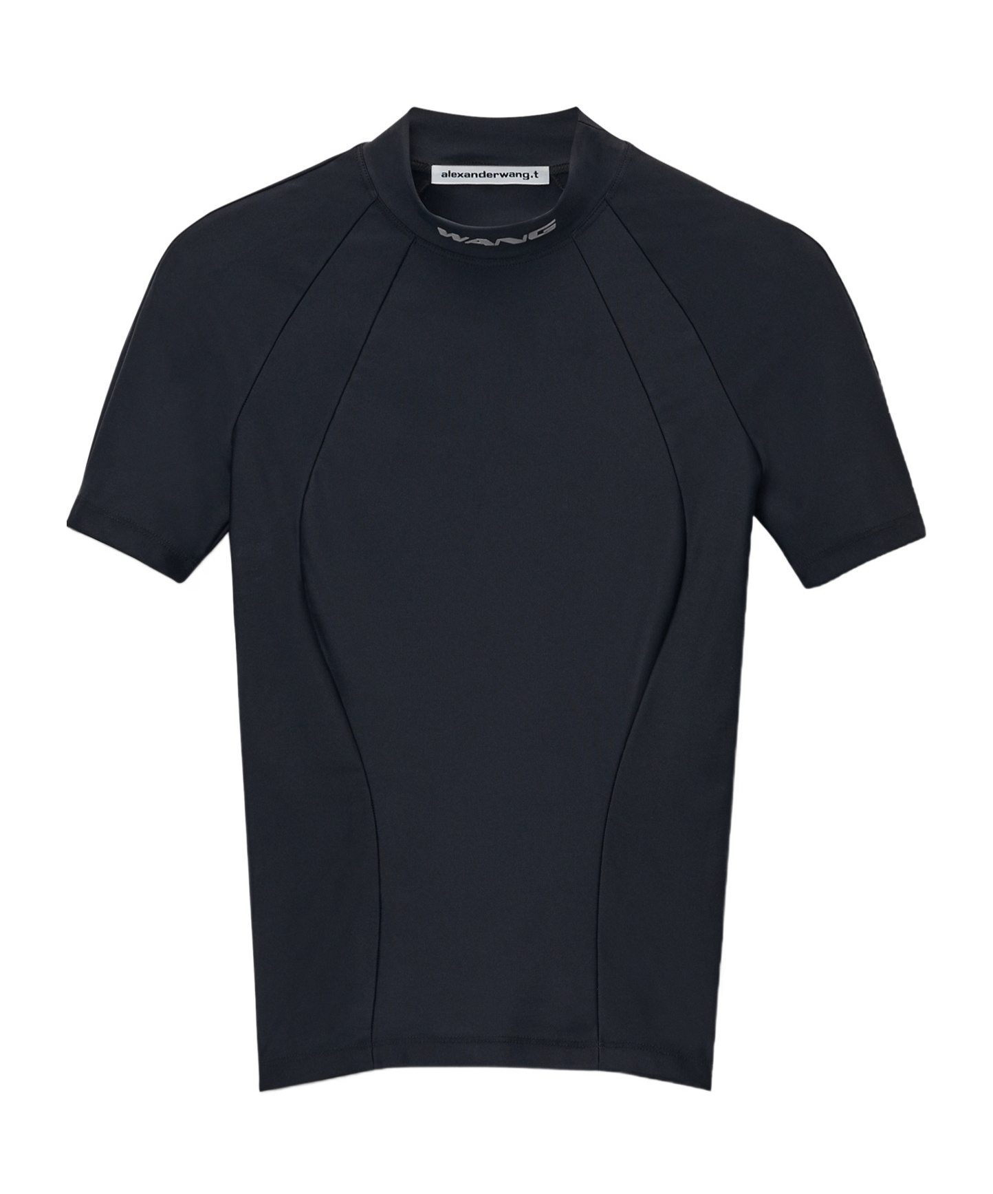 Alexander Wang T Mock-neck Top In Black