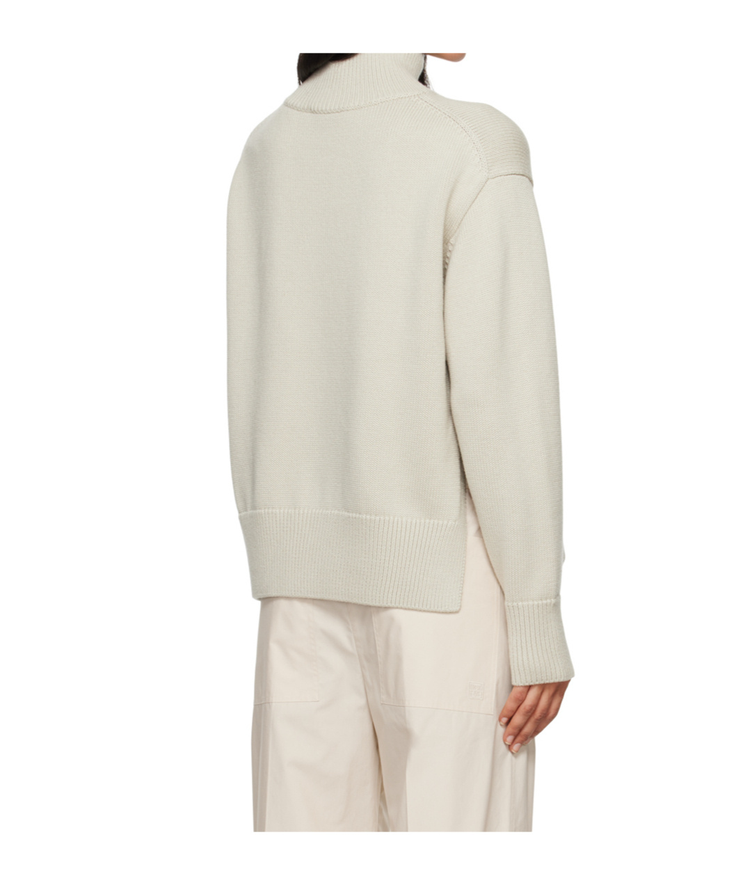 Studio Nicholson Taupe Patria Turtleneck In Gray