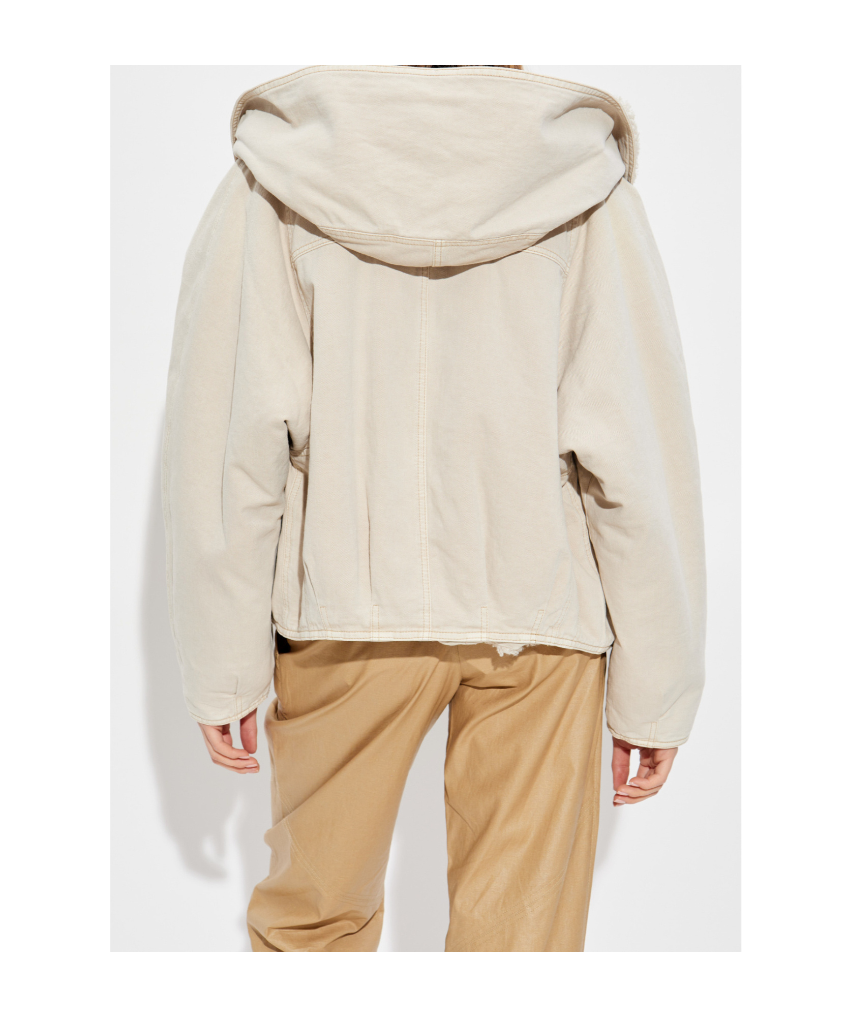 Isabel Marant Long-sleeved Casual Jacket In White