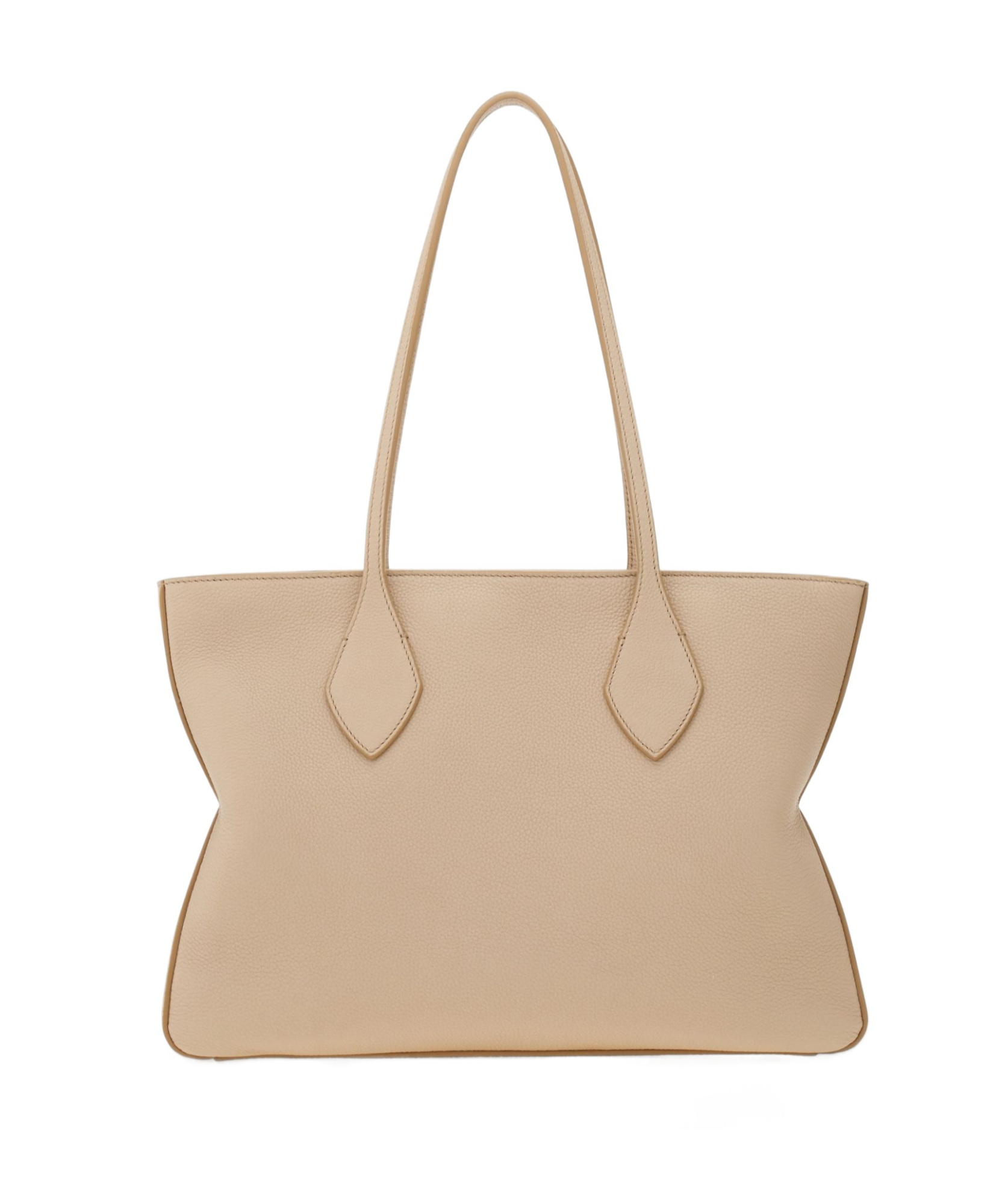 Shop Ferragamo Logo Stamp Tote Bag In Nude