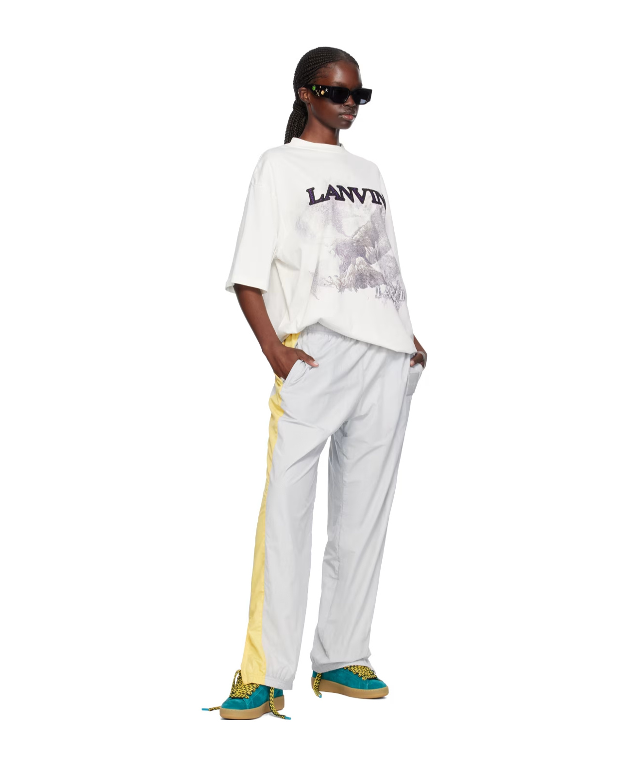 Lanvin X Future Joint Short-sleeved T-shirt In White