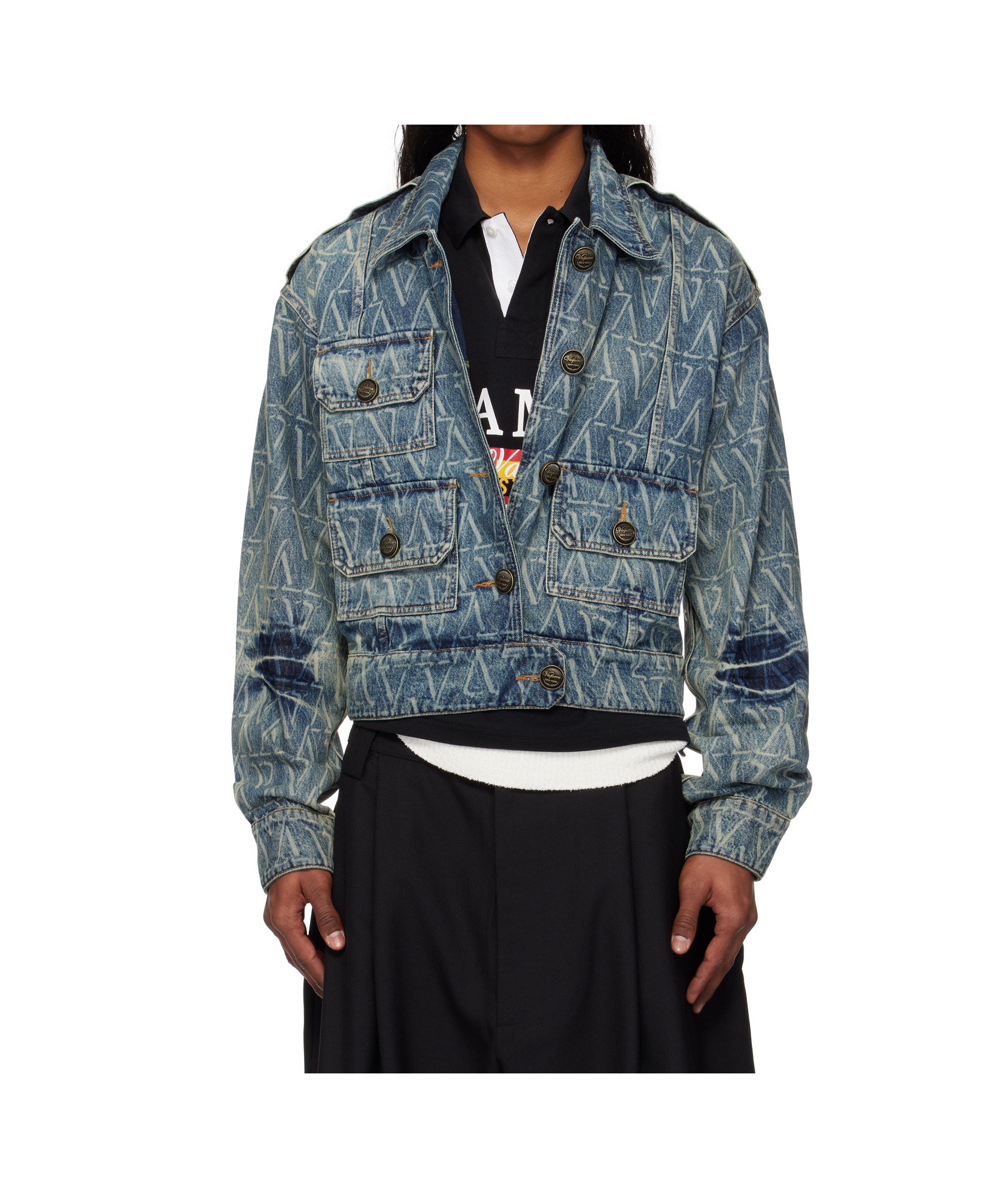 Vaquera Monogram Denim Jacket