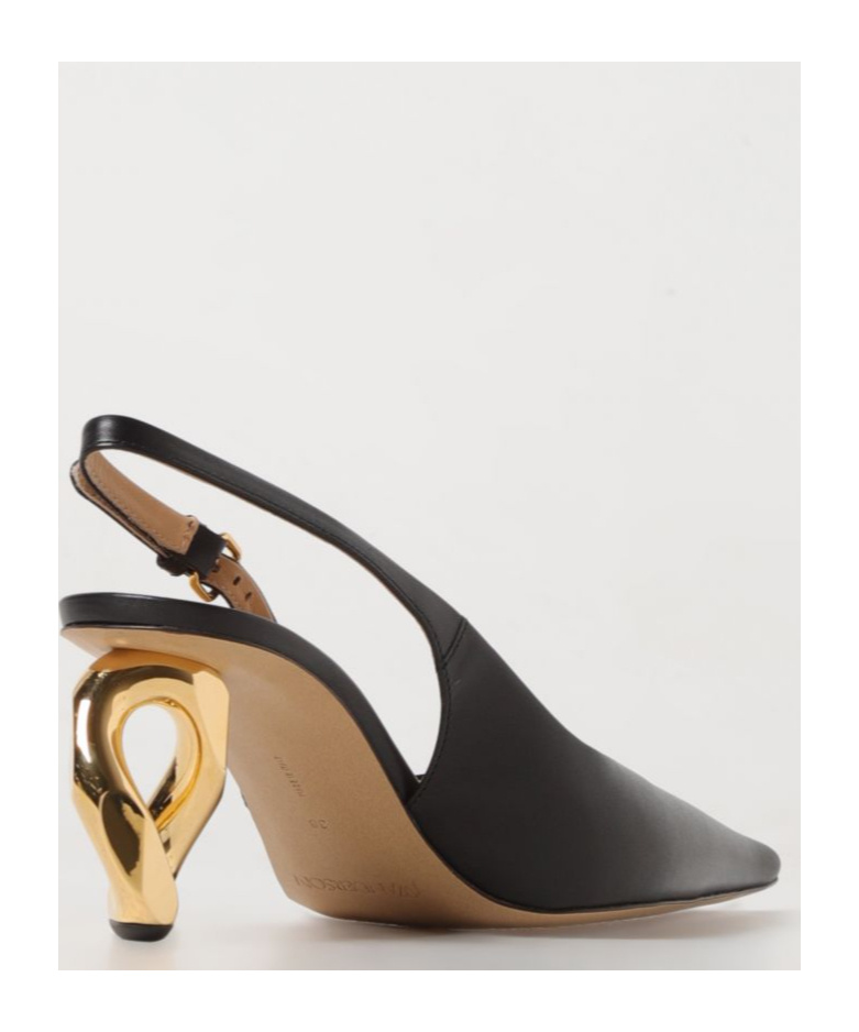 Jw Anderson Open-heeled High Heels In Black