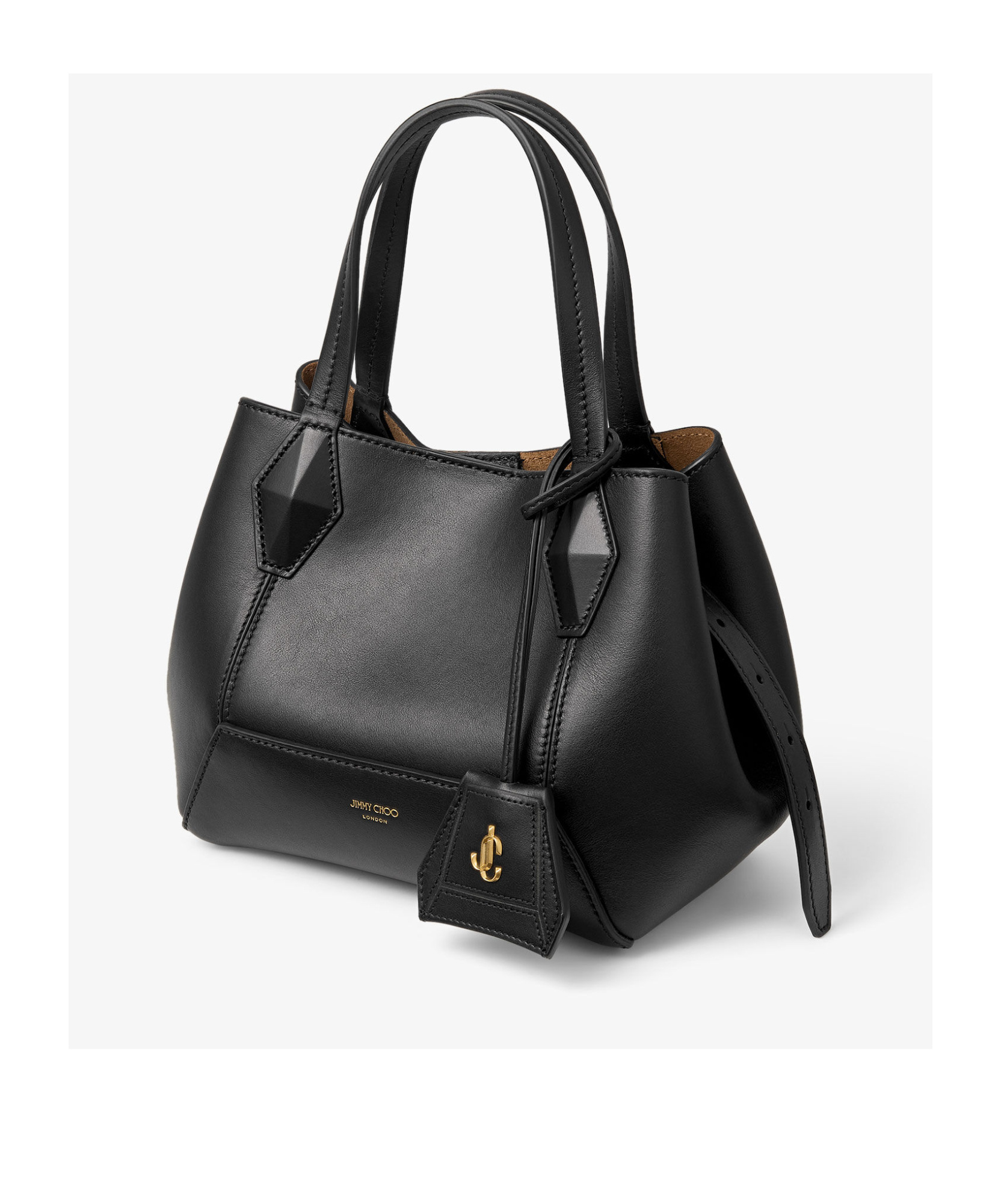 JIMMY CHOO JIMMY CHOO DIAMOND LOGO PRINTED SMALL TOTE BAG