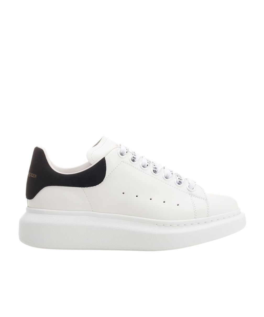 Shop Alexander Mcqueen Lace-up Low-cut Sneakers In White
