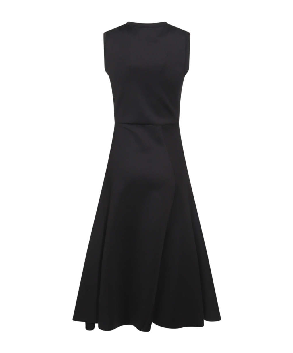 Fabiana Filippi Black Midi Dress In Black