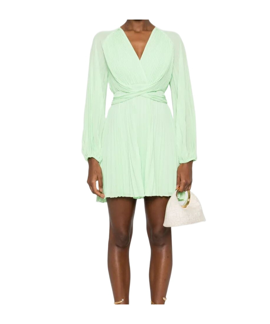 Shop Twinset Pleated Mini Dress