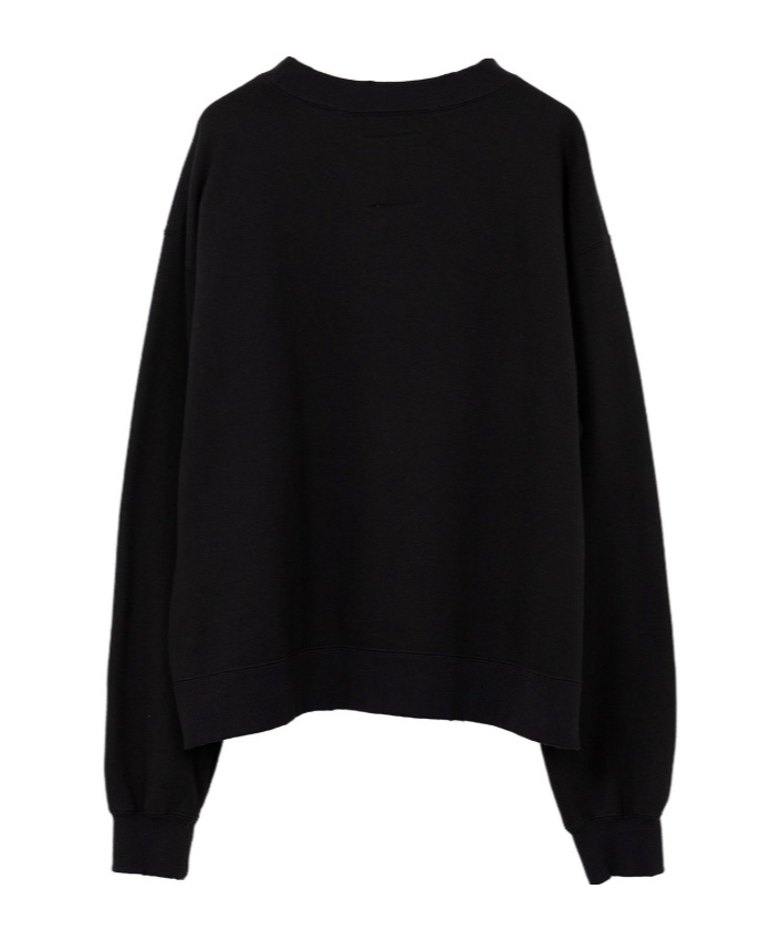 Miharayasuhiro Black Cat Printed Embellished Distressed Sweatshirt In Black