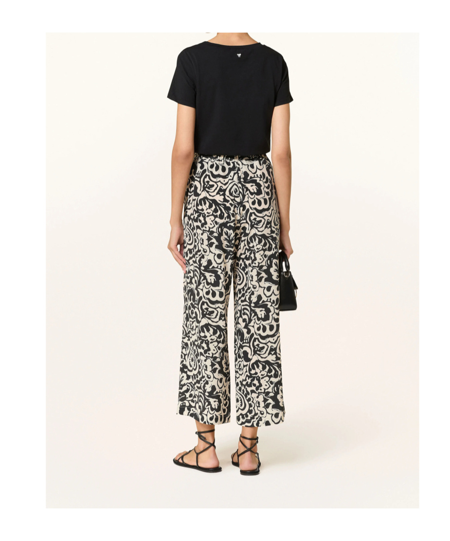 Weekend Max Mara Printed Trousers With Pockets And Belt Loops