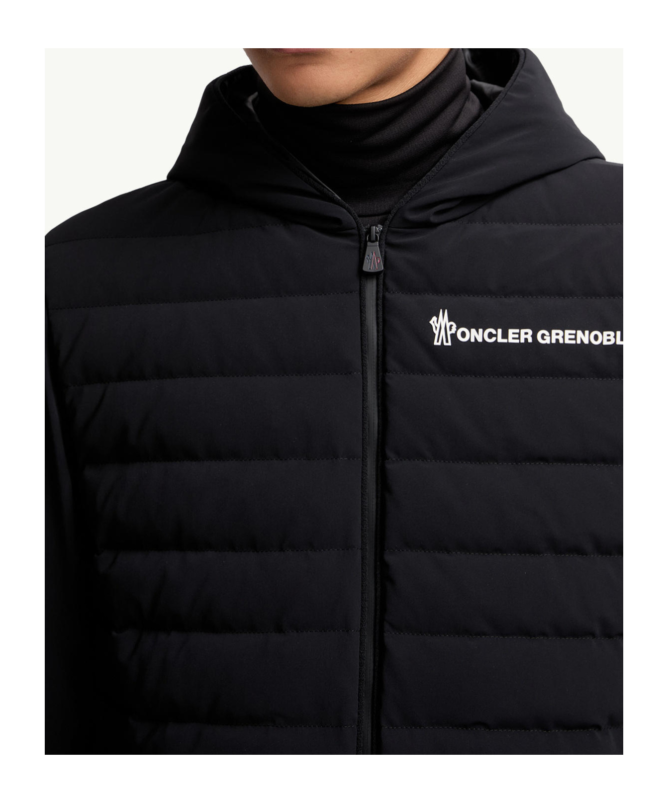 Moncler Hooded Quilted Nylon Down Outerwear In Black