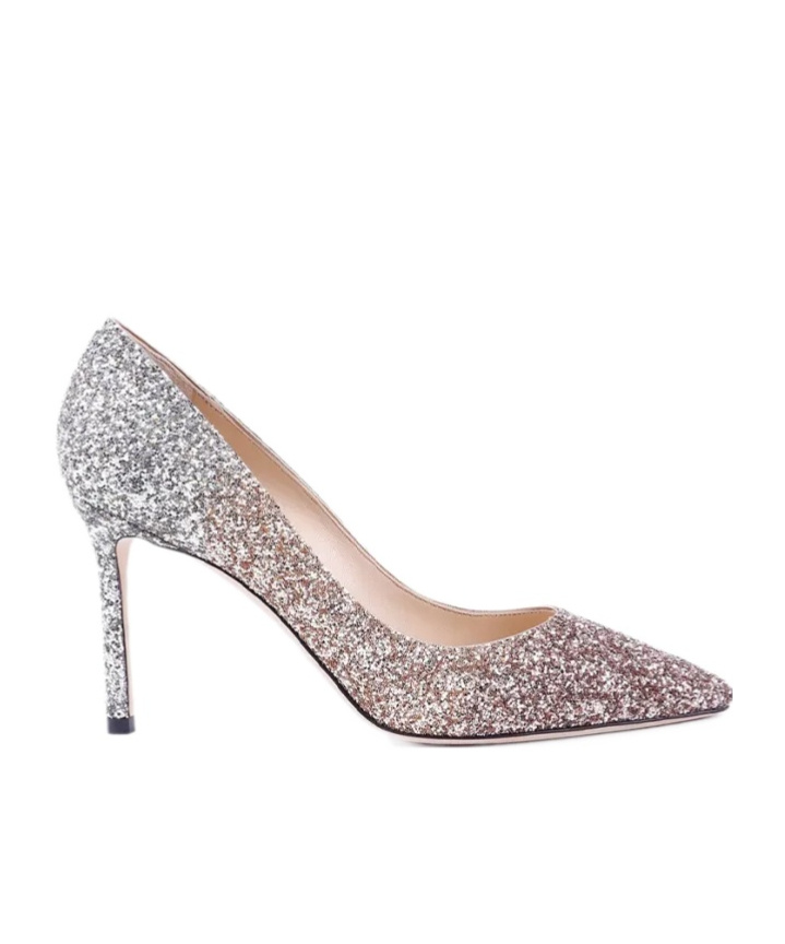 Jimmy Choo Pointed High Heels In Gray