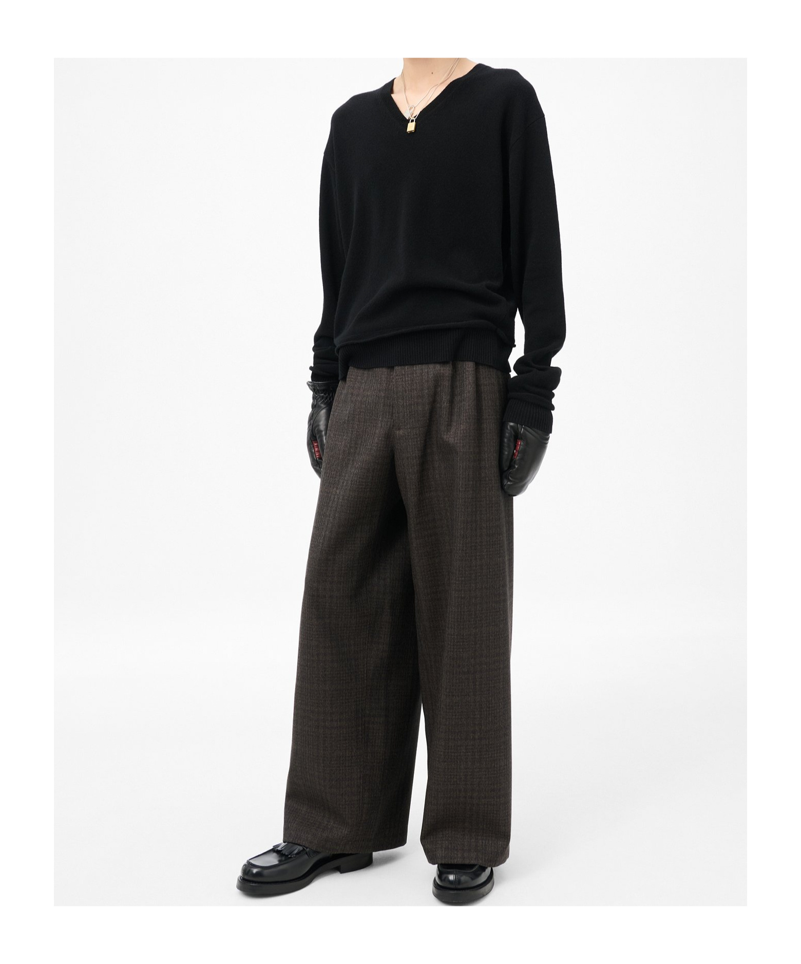 Our Legacy Parallel V-neck In Animal Print