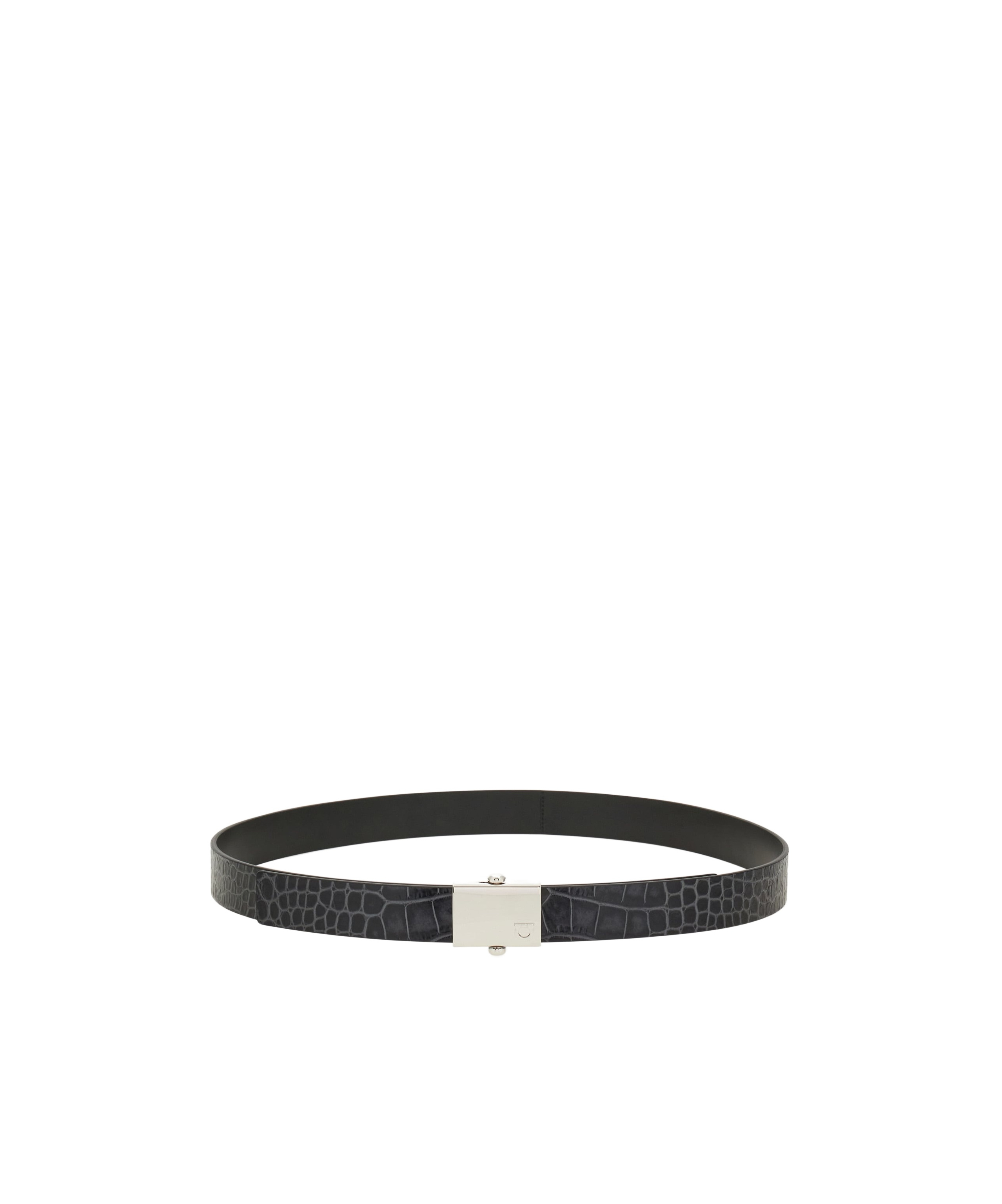 Ferragamo Reversible Belt In Black