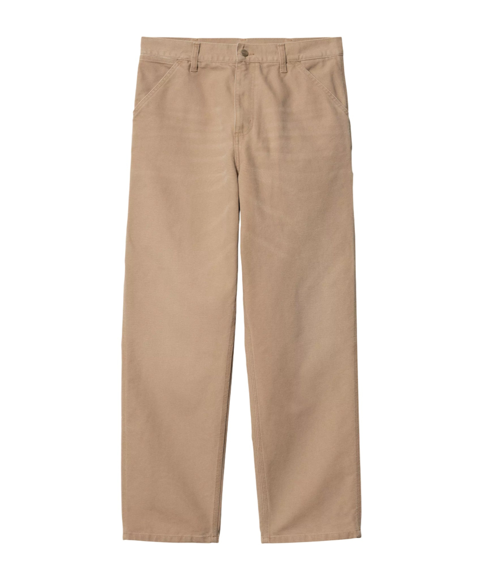 Carhartt Cargo-pockets Organic-cotton Trousers In Nude