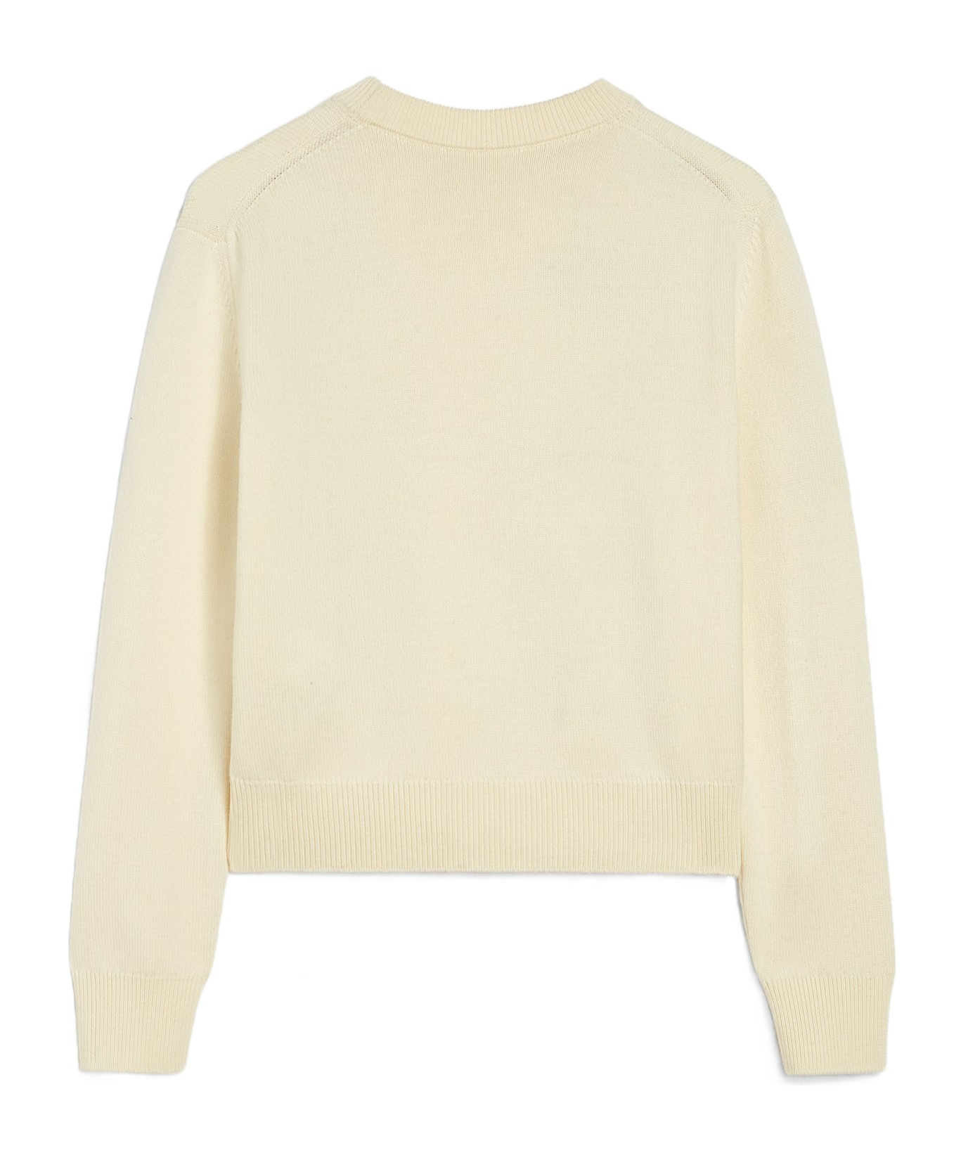 Shop Jil Sander Wool Embroiderd Sweater