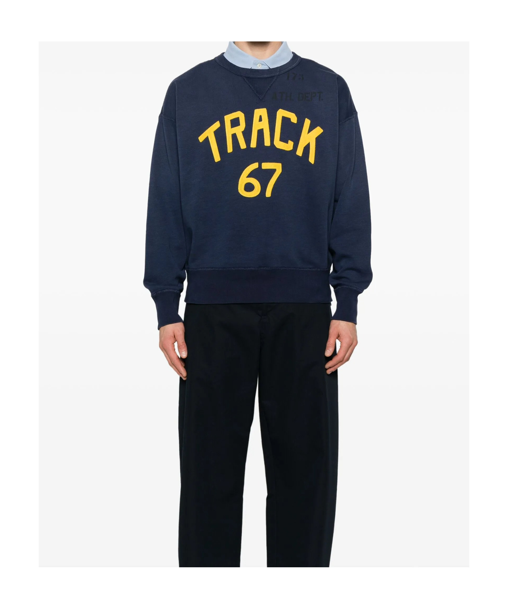 Polo Ralph Lauren Long Sleeve-sweatshirt Clothing In Navy Blue