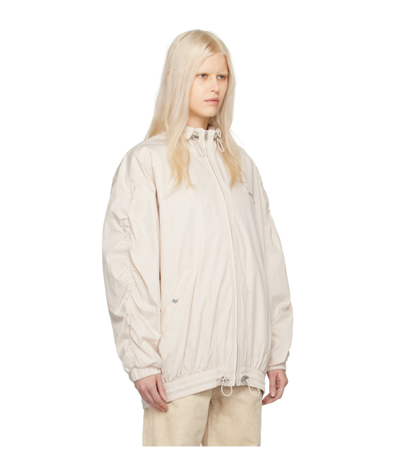 Isabel Marant Étoile Buster Zipper Casual Jacket In White