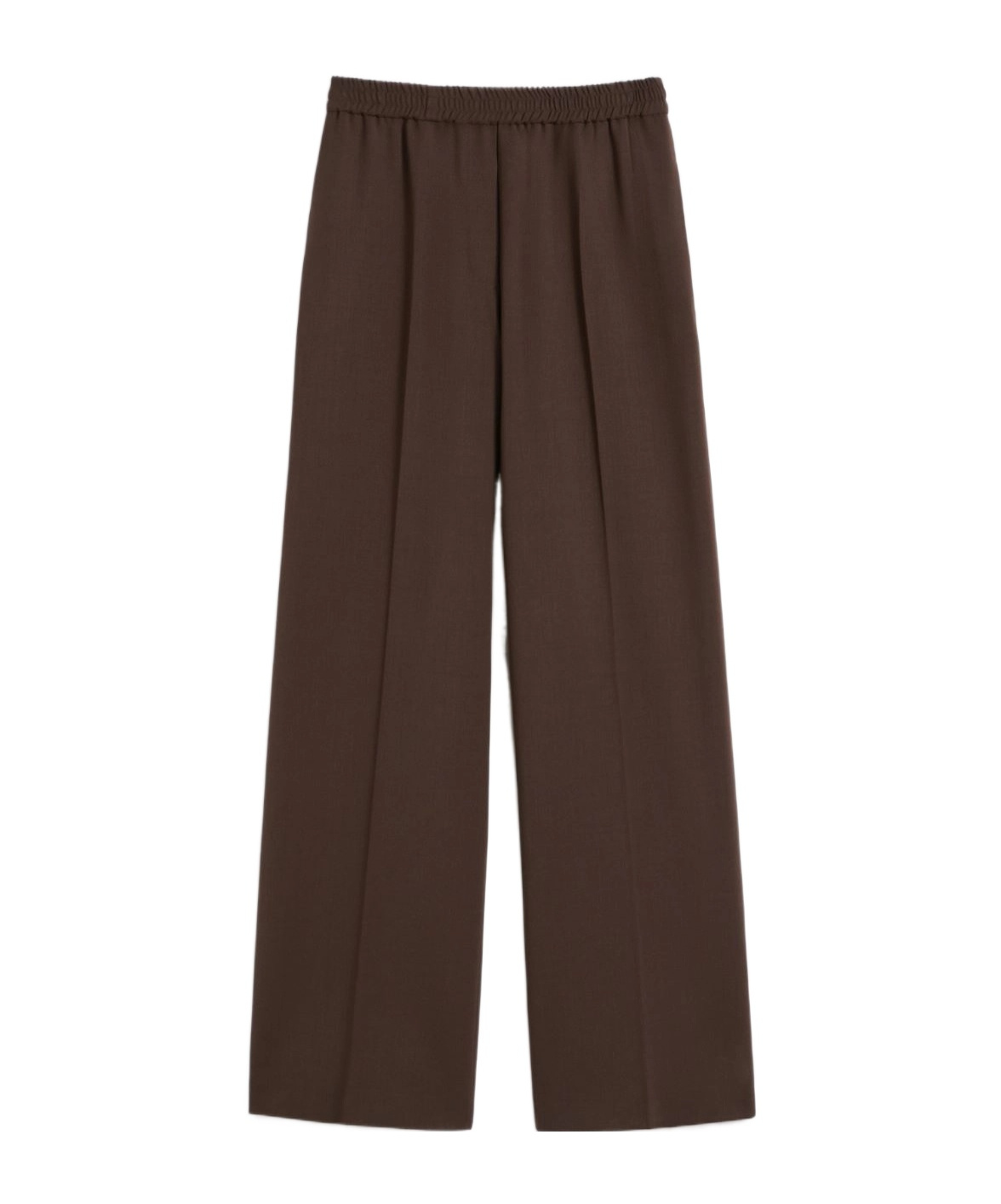Weekend Max Mara Elasticated-waistband Trousers In Brown