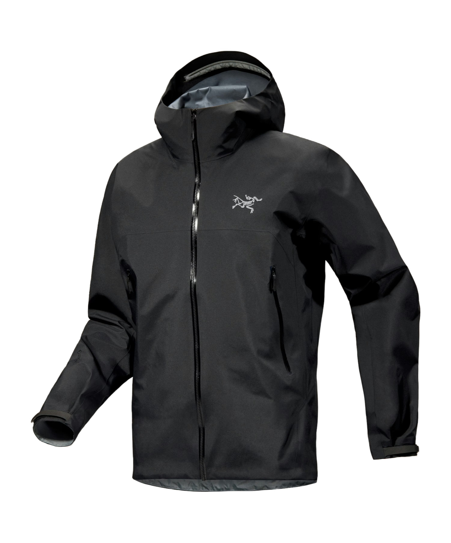 Arc'teryx Beta Hooded Windbreakers Jacket In Black