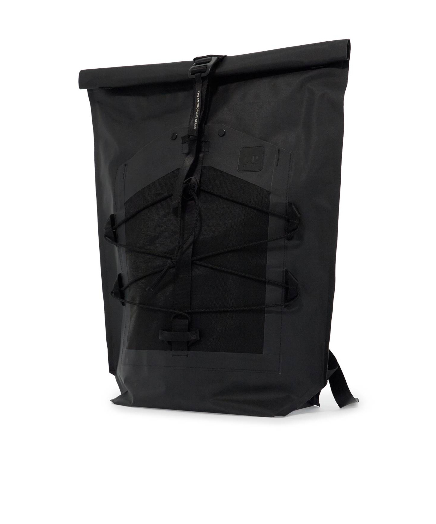 C.p. Company Curled Backpack In Black