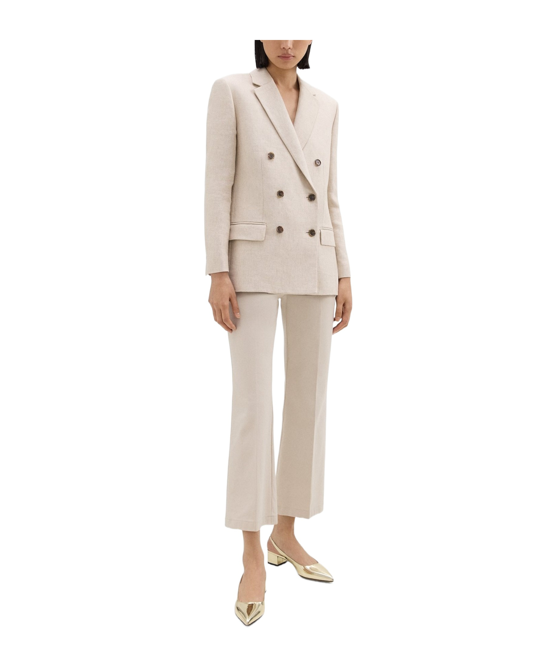 THEORY DOUBLE-BREASTED BLAZER 
