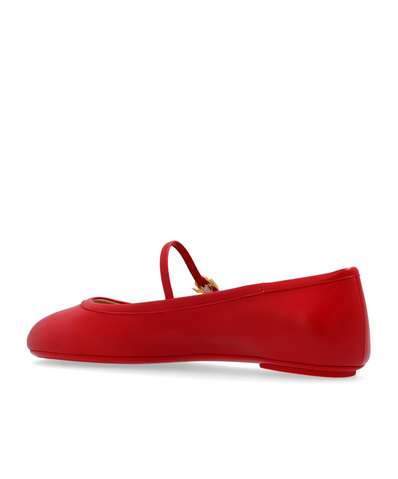 Shop Gianvito Rossi Carla Ballerina Shoes In Red