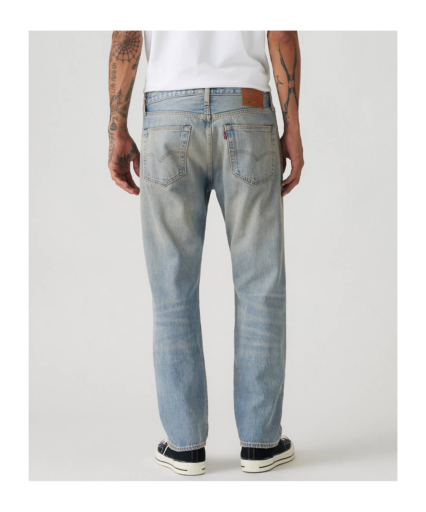 Levi's Denim Trousers In Gray