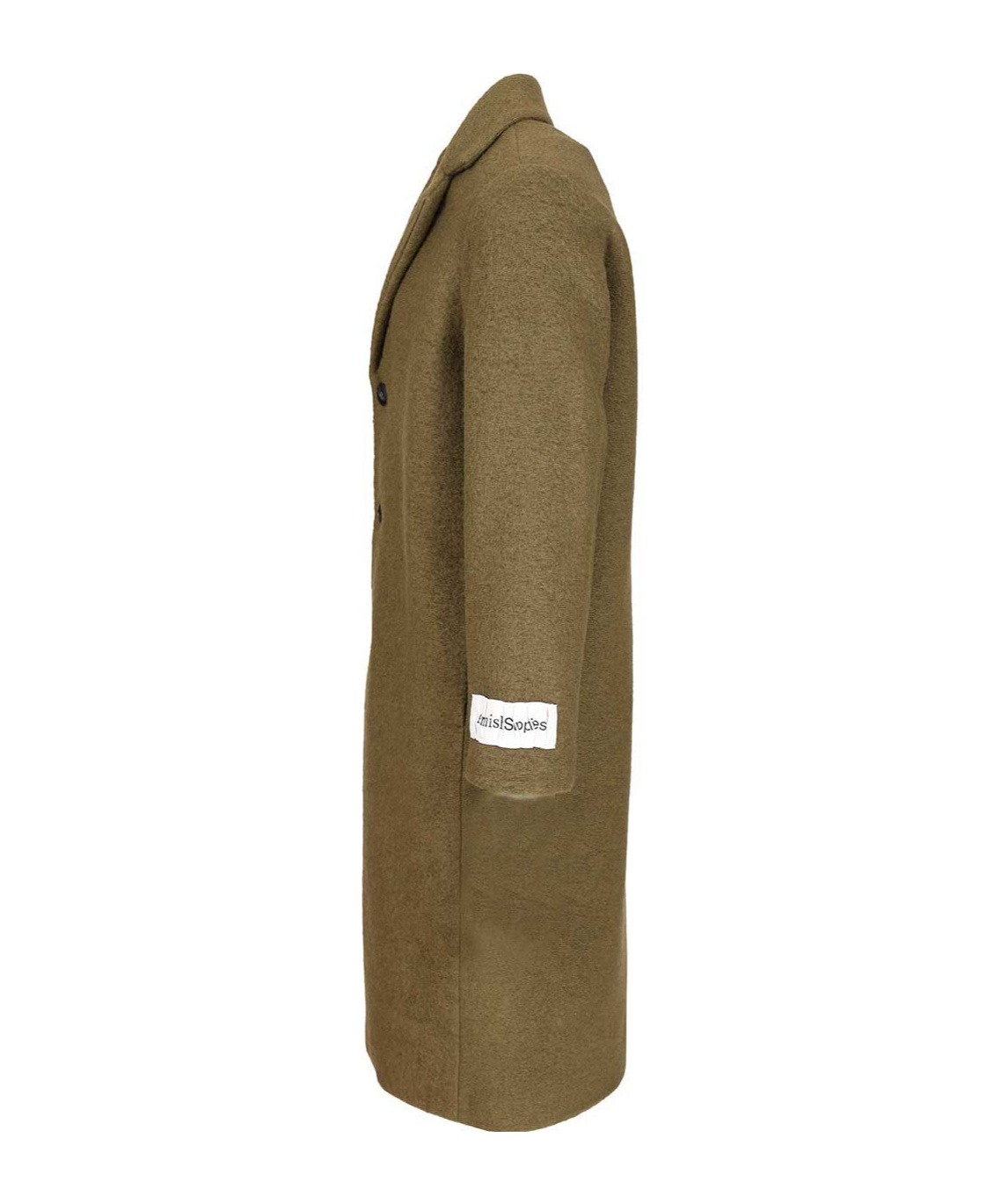 Amish Oversized Wool Blend Coat Coats Green In Green