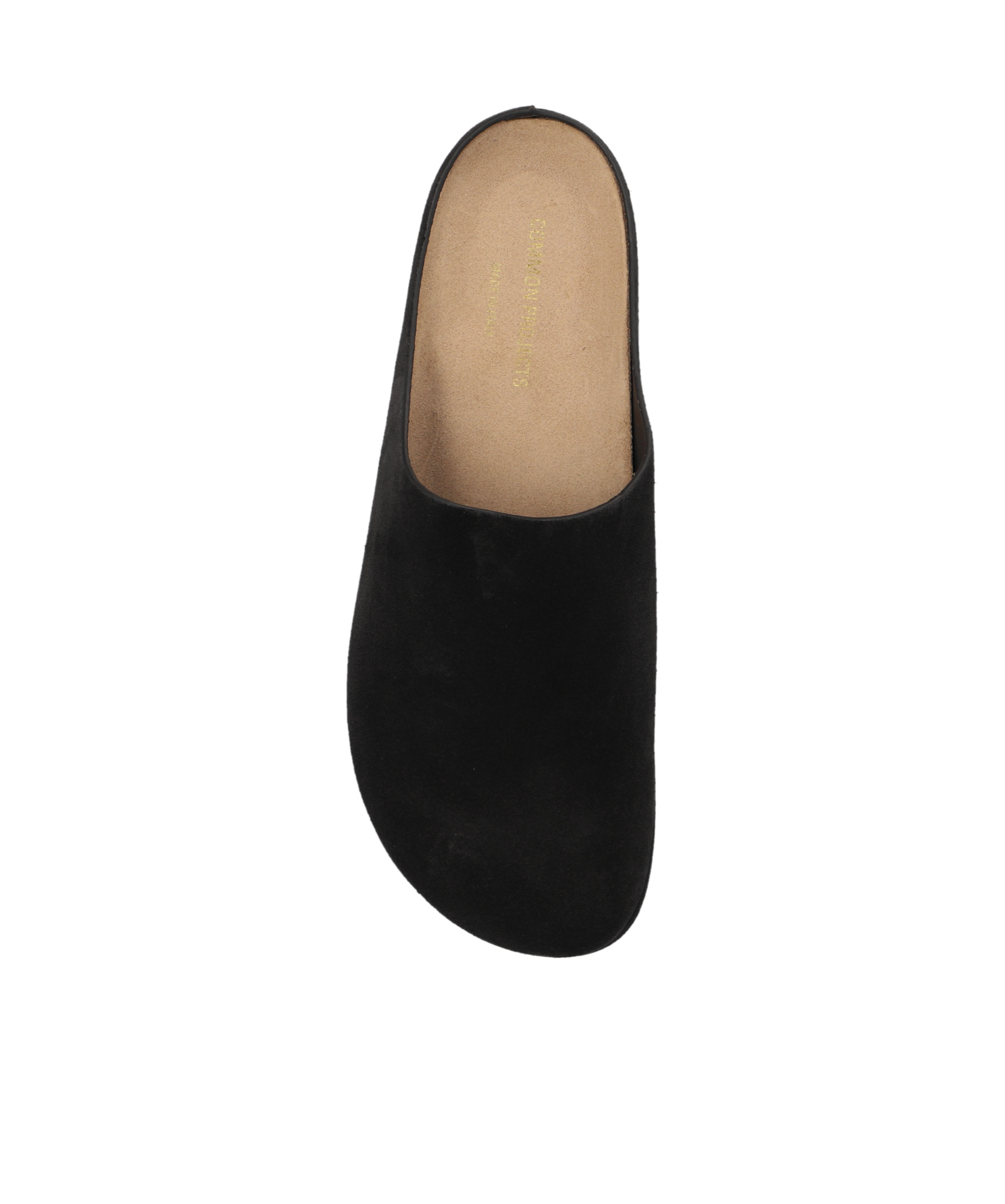 Common Projects Round Head Slippers In Black