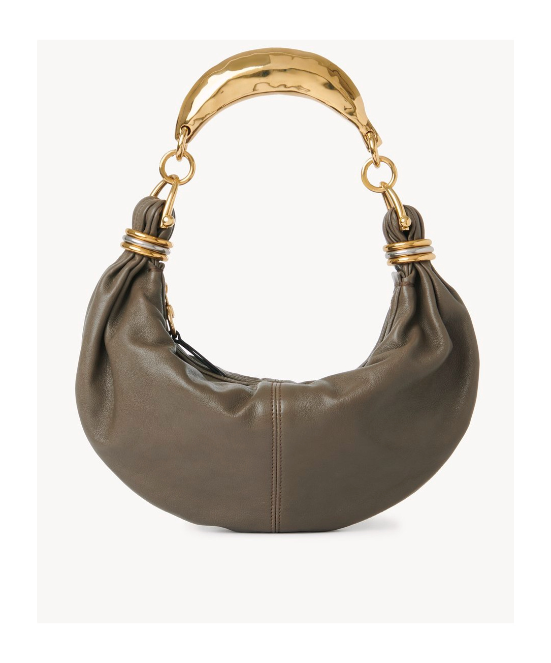 Chloé Bracelet Banana Shoulder Bag In Buffalo Leather In Multicolor