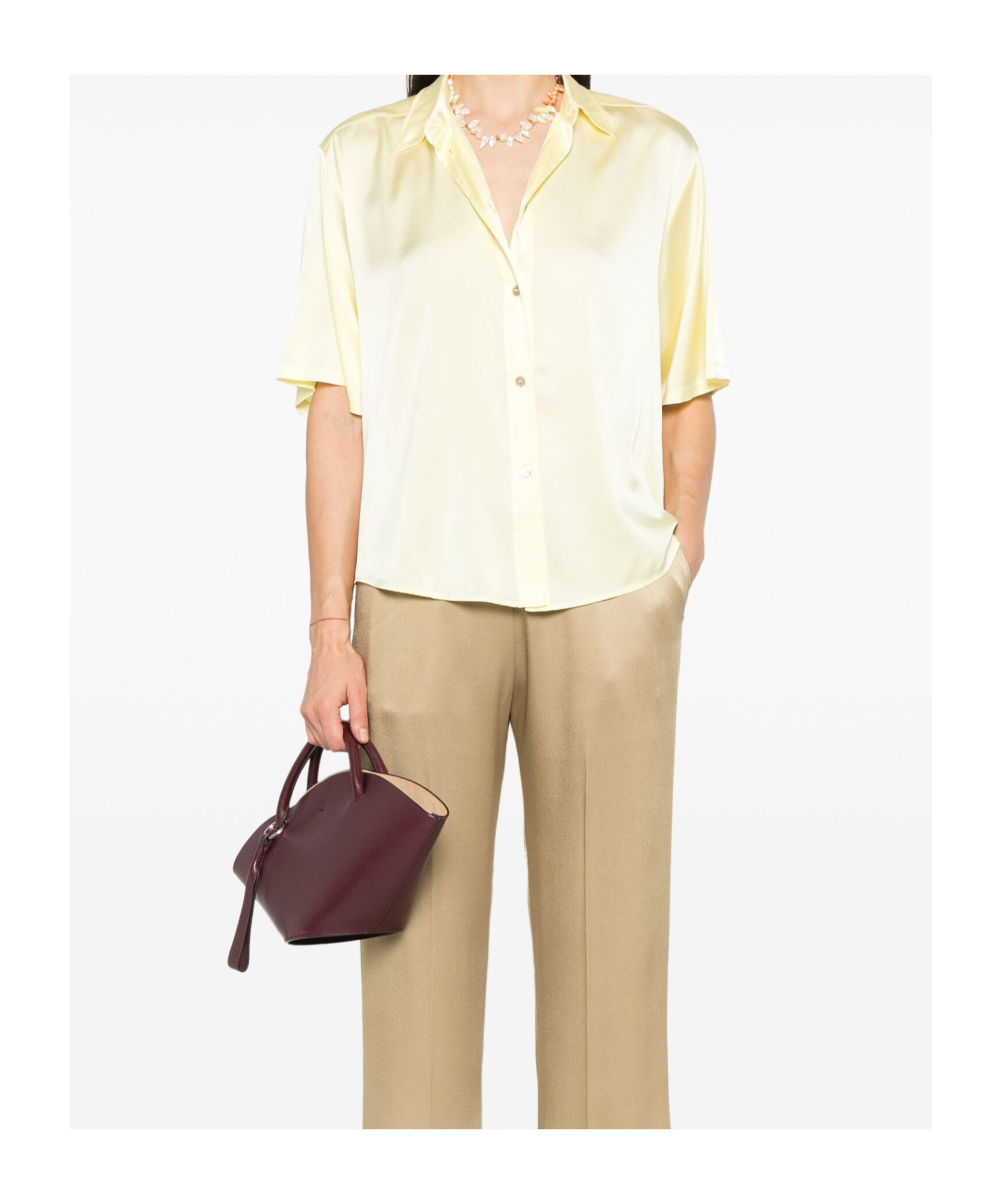 Shop Forte Forte Half-sleeve Shirt In White
