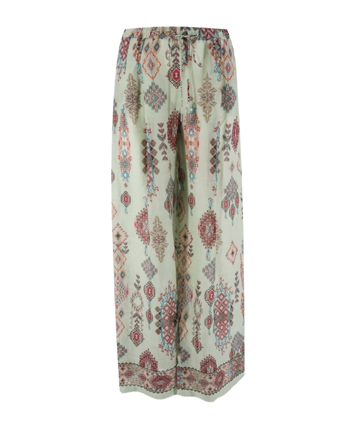 Ermanno Scervino Elastic Waist Casual Pants In Gray