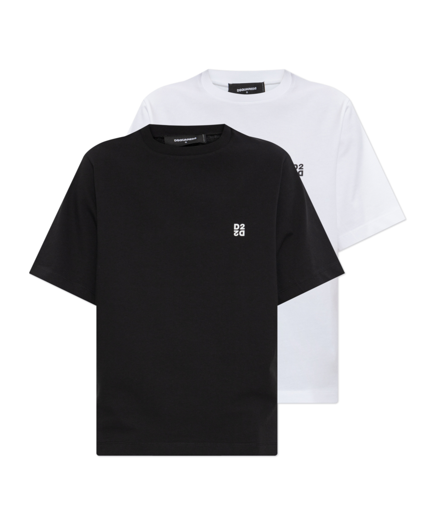 Dsquared2 Short-sleeved T-shirt Two-pack In Multi