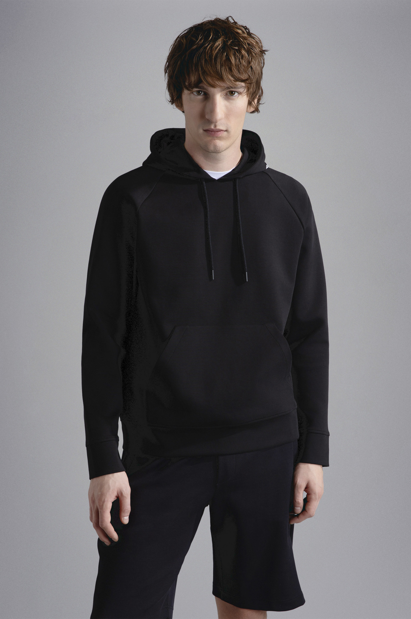 Paul & Shark Long-sleeved Hoodie In Black