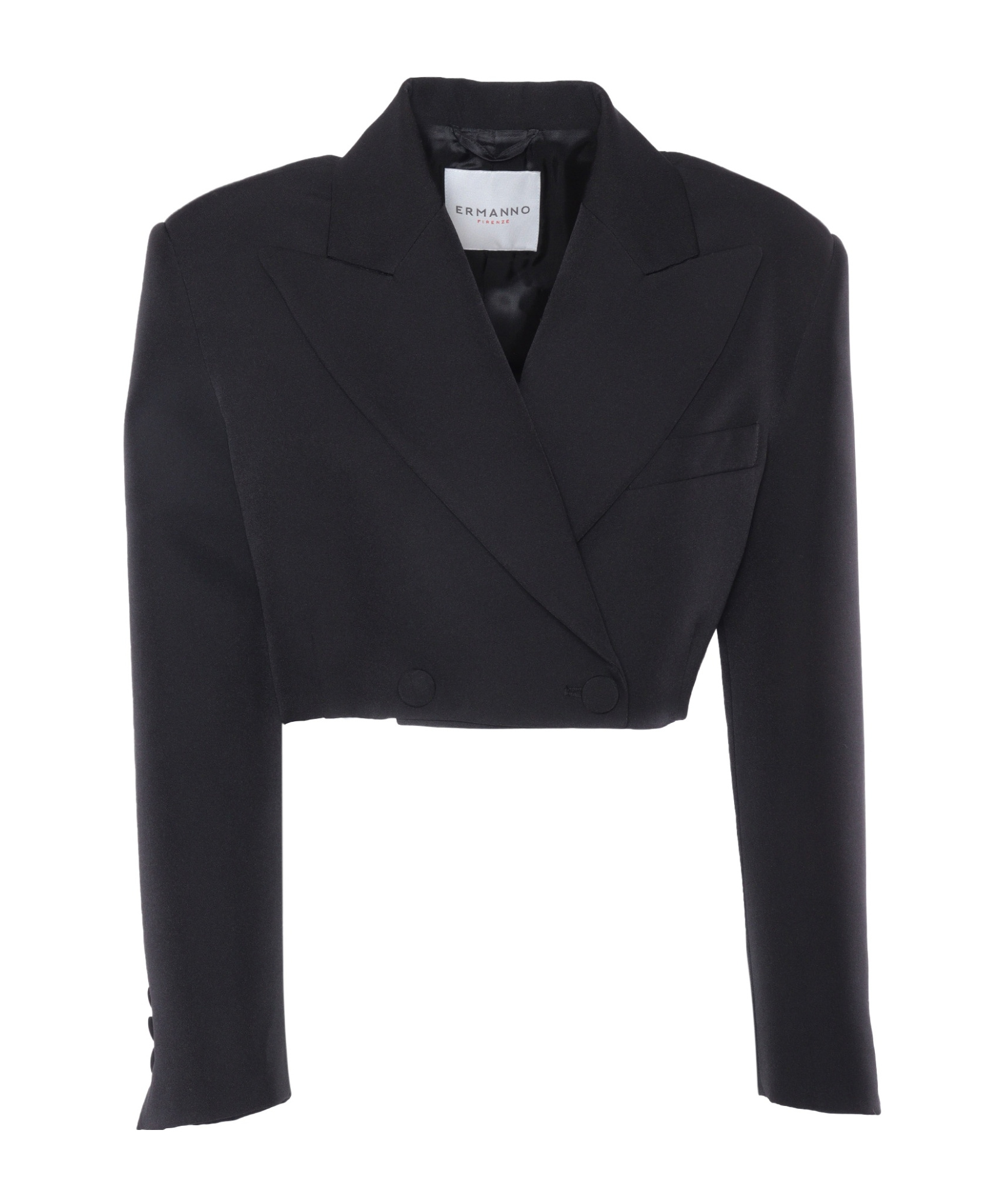 Ermanno Scervino Short Suit Coat In Black