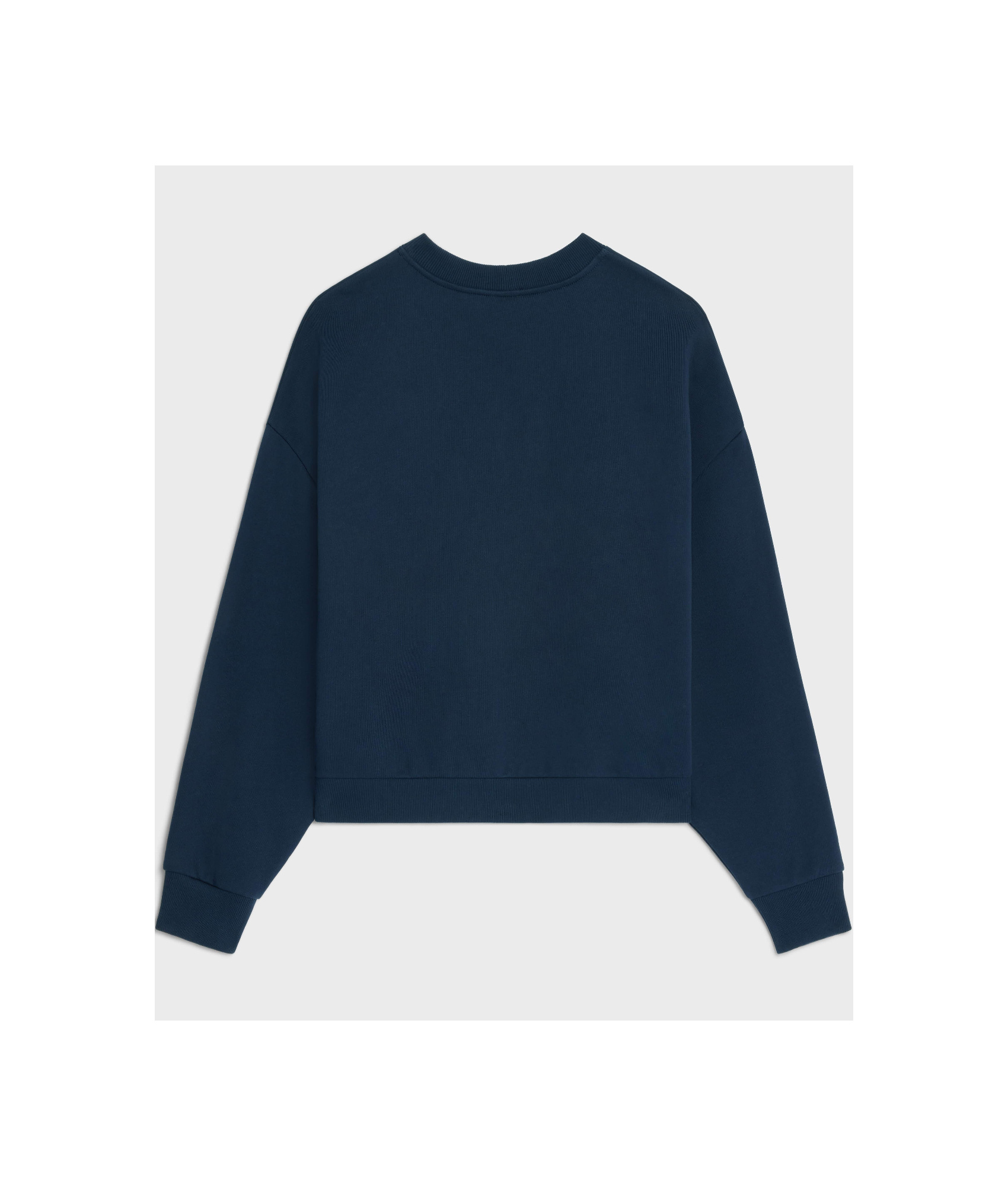 Celine Extra Large Fleece Sweatshirt In Blue