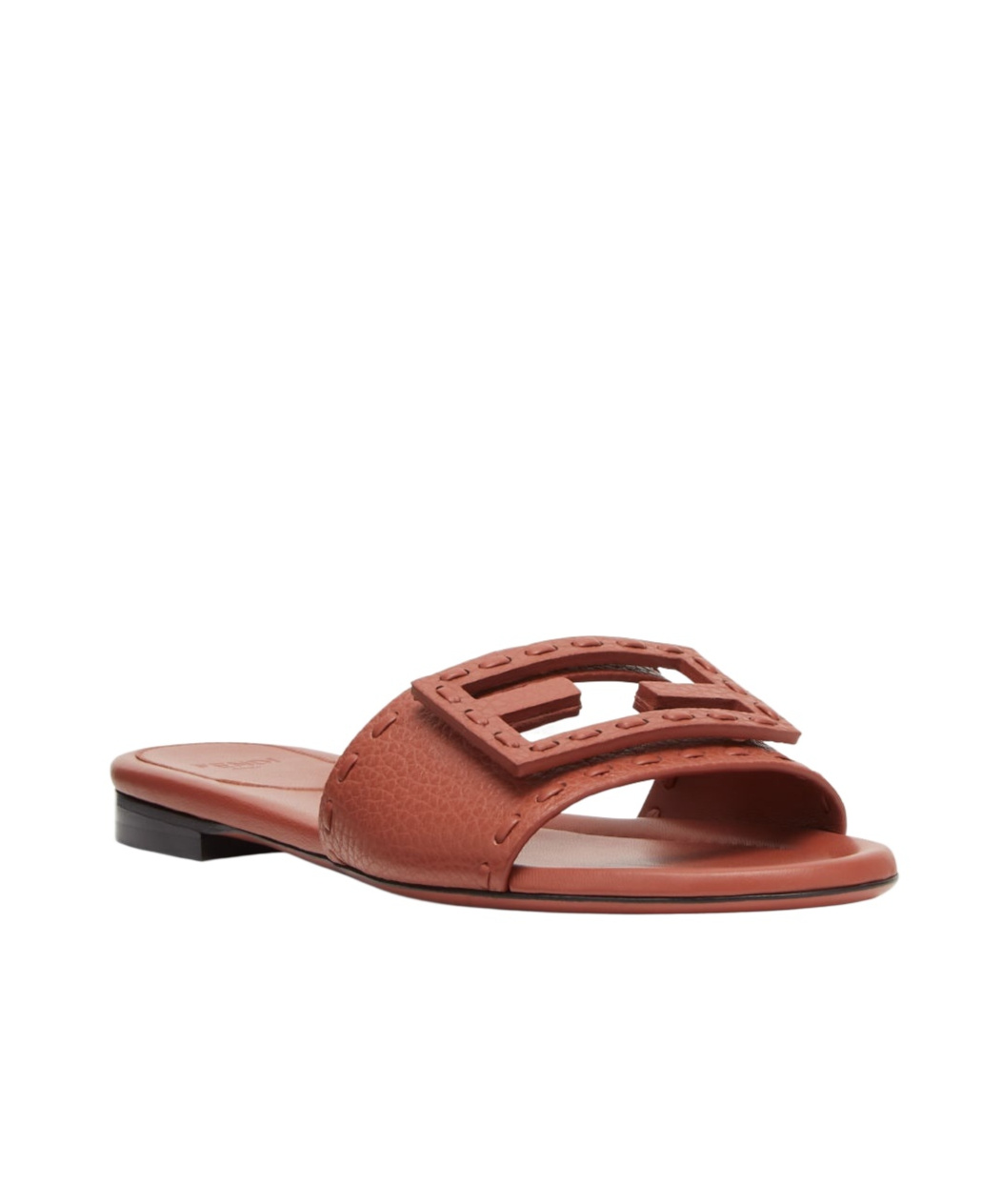 Fendi Ff Tube Medallion Flat Sandals In Multicolor