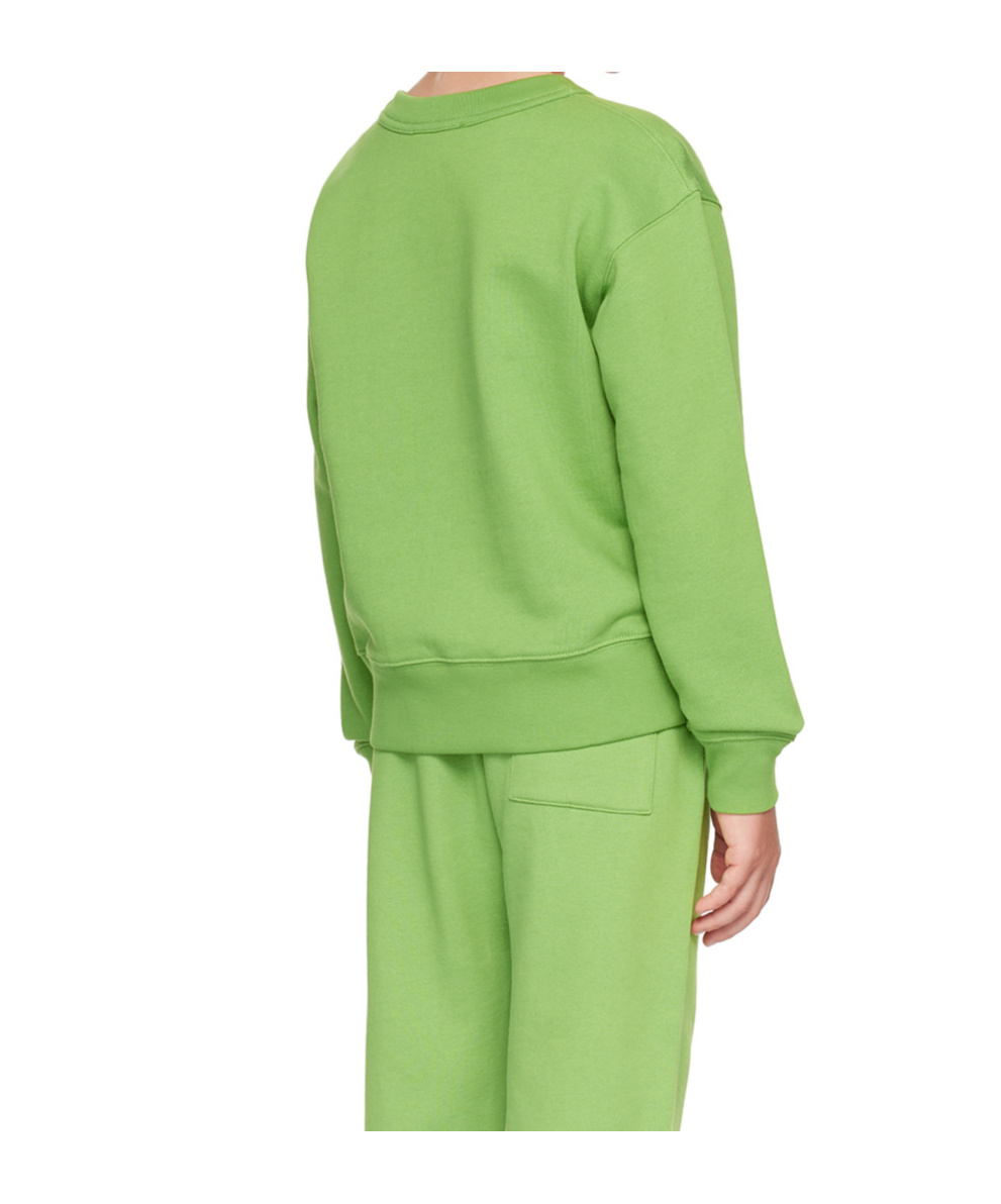 Acne Studios Long-sleeved Sweater In Green