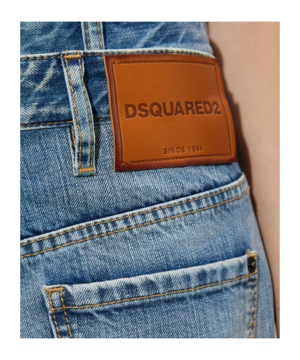 Dsquared2 X Bettter Frayed Jeans In Blue