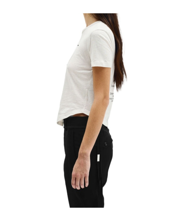 Ann Demeulemeester Short-sleeved T-shirt In Ivory