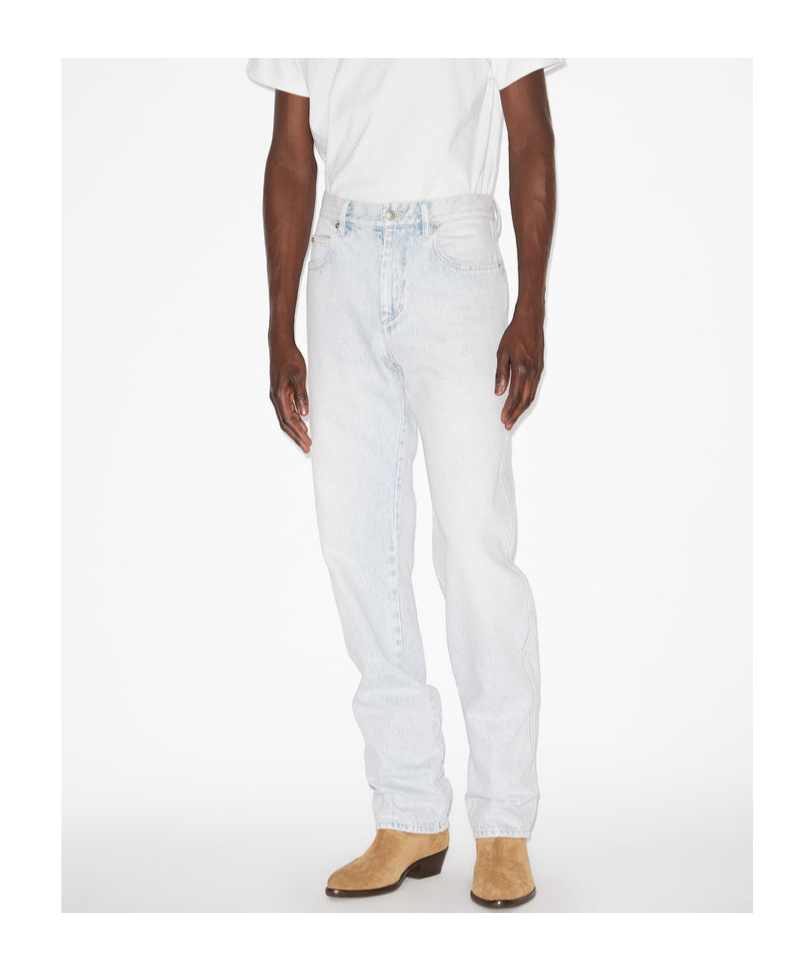 Isabel Marant Belt-loop Jeans In White