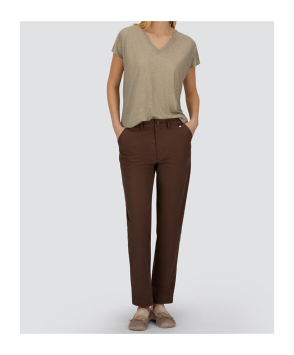 Herno Resort T-shirt In Shimmer Foil Jersey In Brown