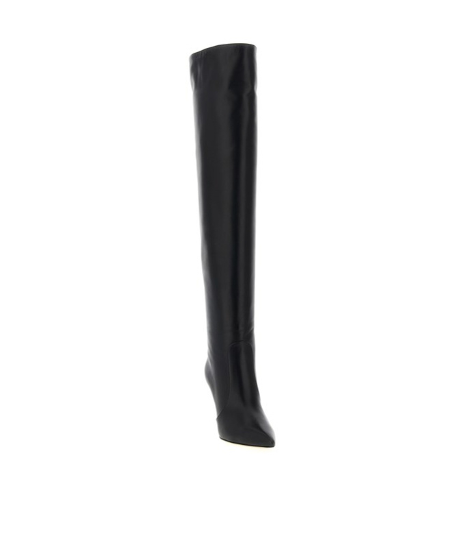 Gianvito Rossi Pointed-toe Boots In Black