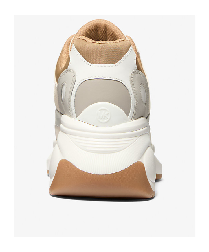 Shop Michael Michael Kors Zuma Lace-up Sneakers In White