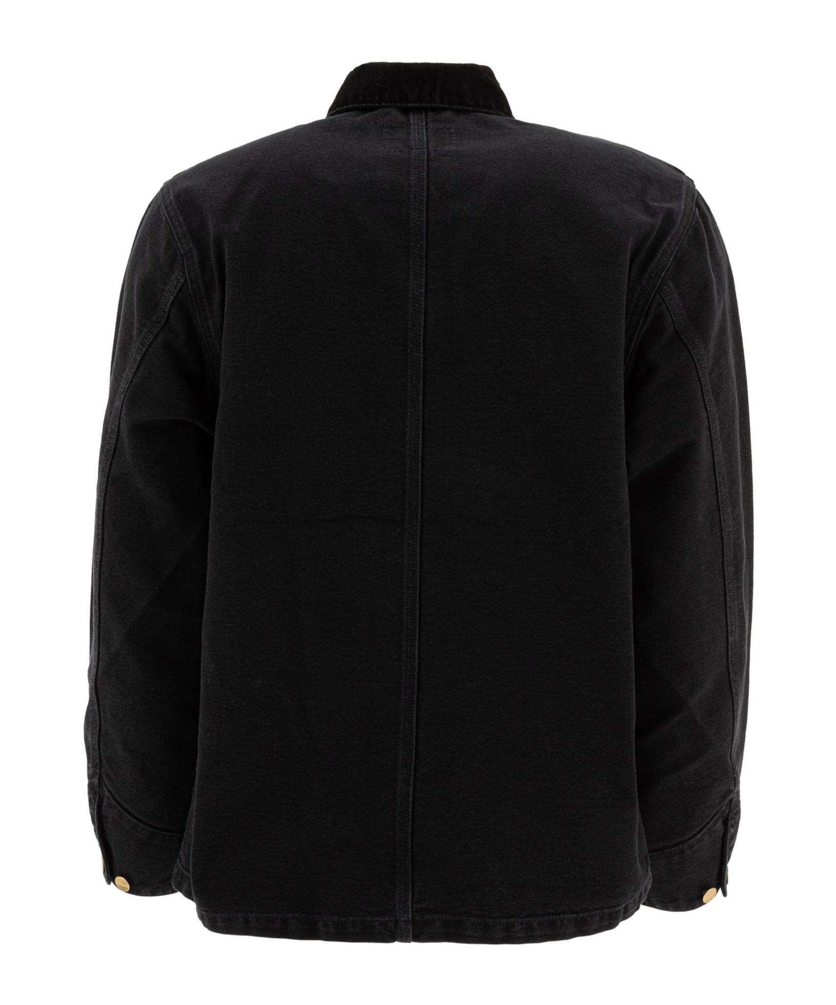Carhartt Wip Logo Patch Michigan Coat In Black
