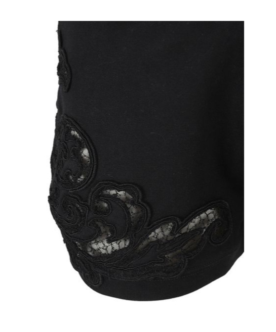 Ermanno Scervino Ribbed Waist Shorts In Black