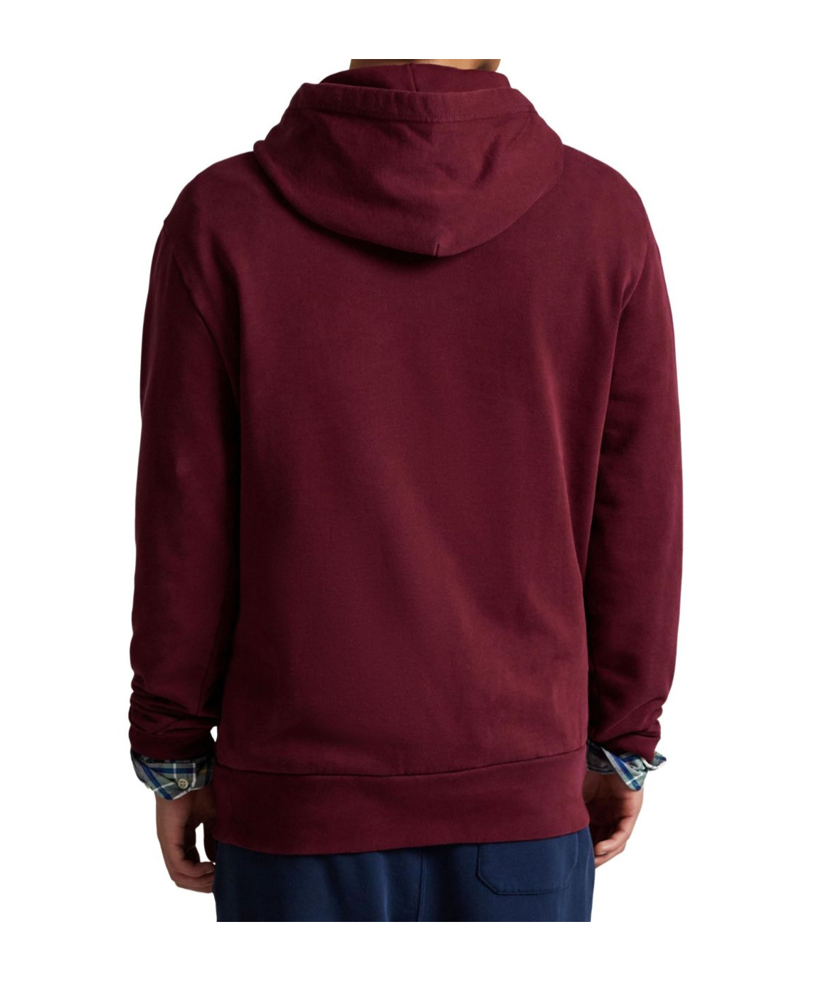 Polo Ralph Lauren Hooded Loopback Fleece Sweater In Brown